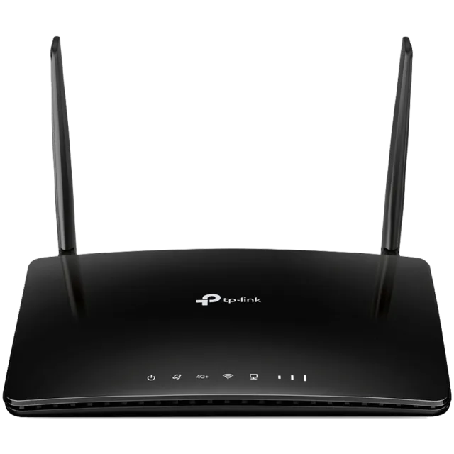 TP-Link Archer MR500 AC1200 4G LTE Advanced Cat6 Gigabit Router, Build-In 300Mbps 4G+ LTE Advanced Modem, 867 Mbps at 5 GHz + 300 Mbps at 2.4 GHz, 4G+ Cat6 300/50 Mbps, 2× Antennas, 3× G LAN Ports, 1×