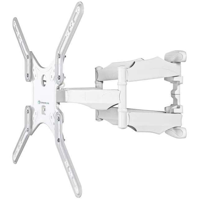 ONKRON Monitor desk mount for 37” – 70 Inch LCD LED OLED Screens, White