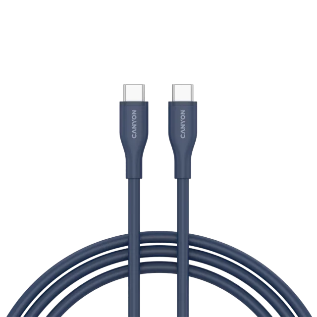 CANYON cable CC60SC10 C-C 60W 1m Silicon Dark blue