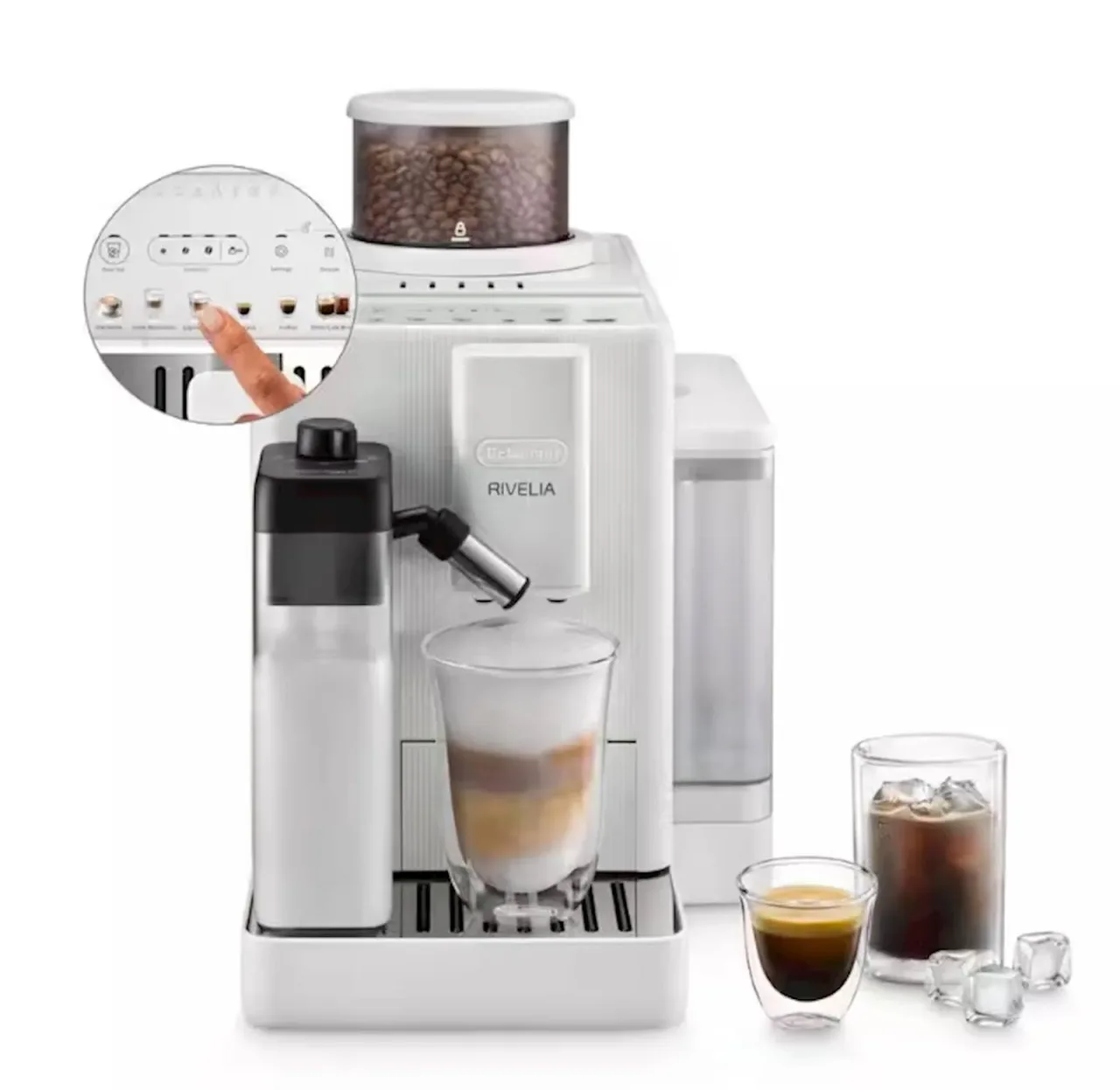 Aparat za kafu DELONGHI EXAM420.55WXL Rivelia Start Artic White