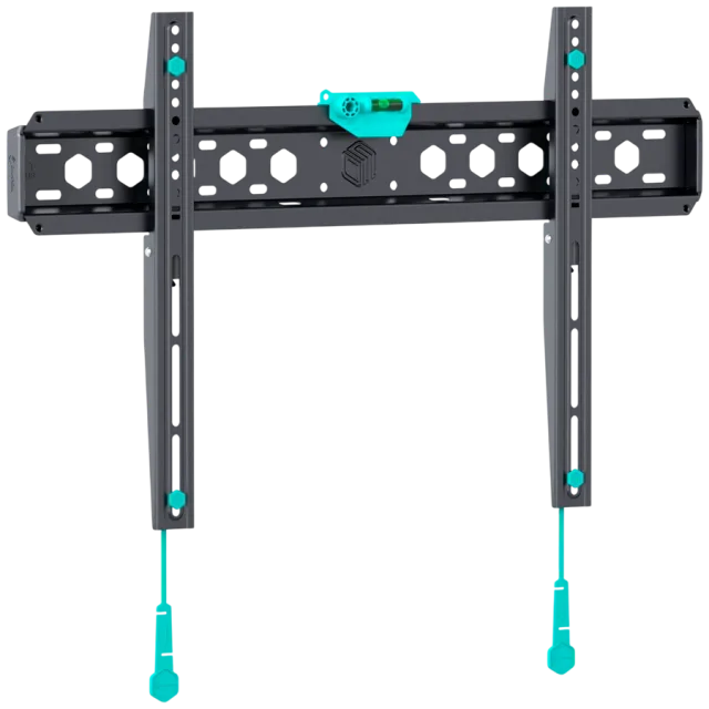 ONKRON Fixed TV Wall Mount for 43 to 85-inch Flat Panel TVs Digital Panels 68,2 kg, Black