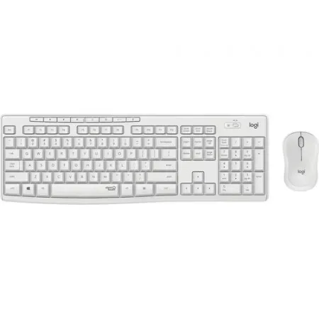 Logitech Tastatura + Miš MK295 Silent Wireless White