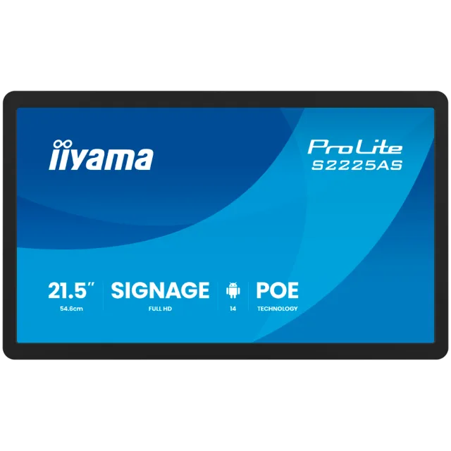 IIYAMA Monitor LED S2225AS-B1P Android Touch