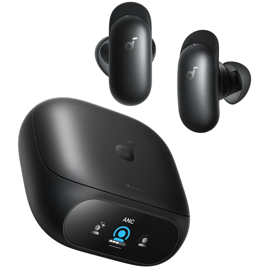 Anker, soundcore Liberty 5 Pro Black, 0.96 Display, ANC 4.0, Instant Pure Silence