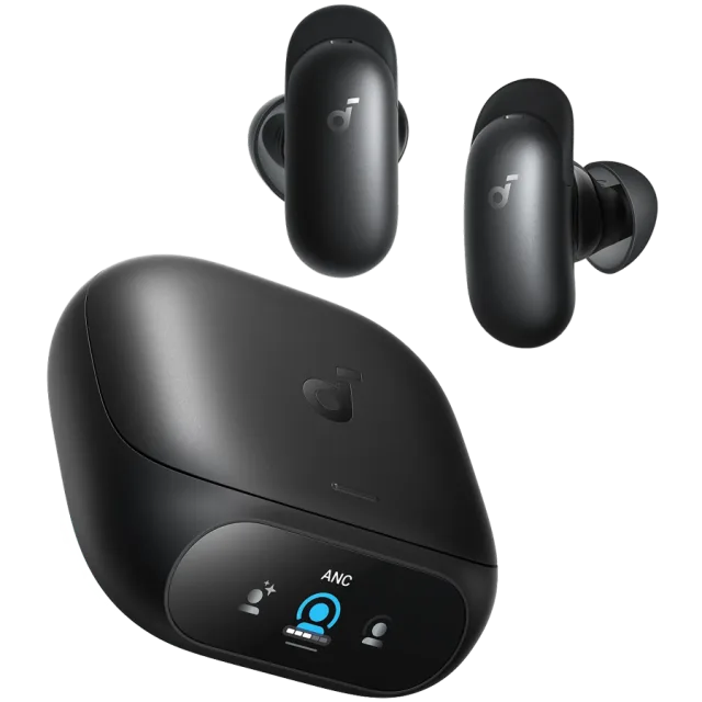 Anker, soundcore Liberty 5 Pro Black, 0.96 Display, ANC 4.0, Instant Pure Silence