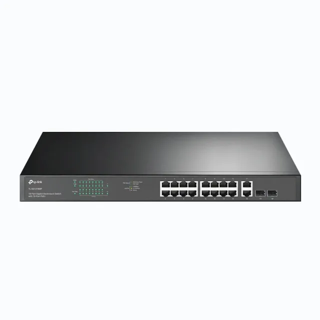 Switch TP-Link Omada 18-Port Gigabit Rackmount PoE 16-Port PoE+ TL-SG1218MP