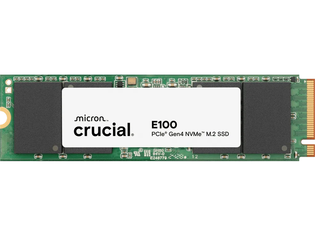 Crucial SSD E100 1TB NVMe M.23,5000/4500 MB/s,PCIe Gen 4 x4