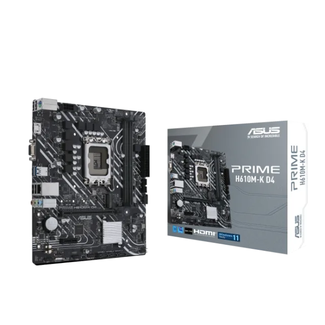 ASUS MB PRIME H610M-K D4Intel H610;LGA 17002xDDR4;VGA,HDMI;micro ATX