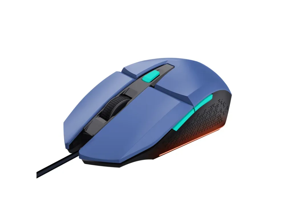 Trust GXT109B Felox gaming miš, žičani, plavi