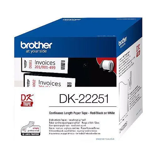POT PAP BRO NALJ DK-22251 62mm  Crno-crveno na bijelo