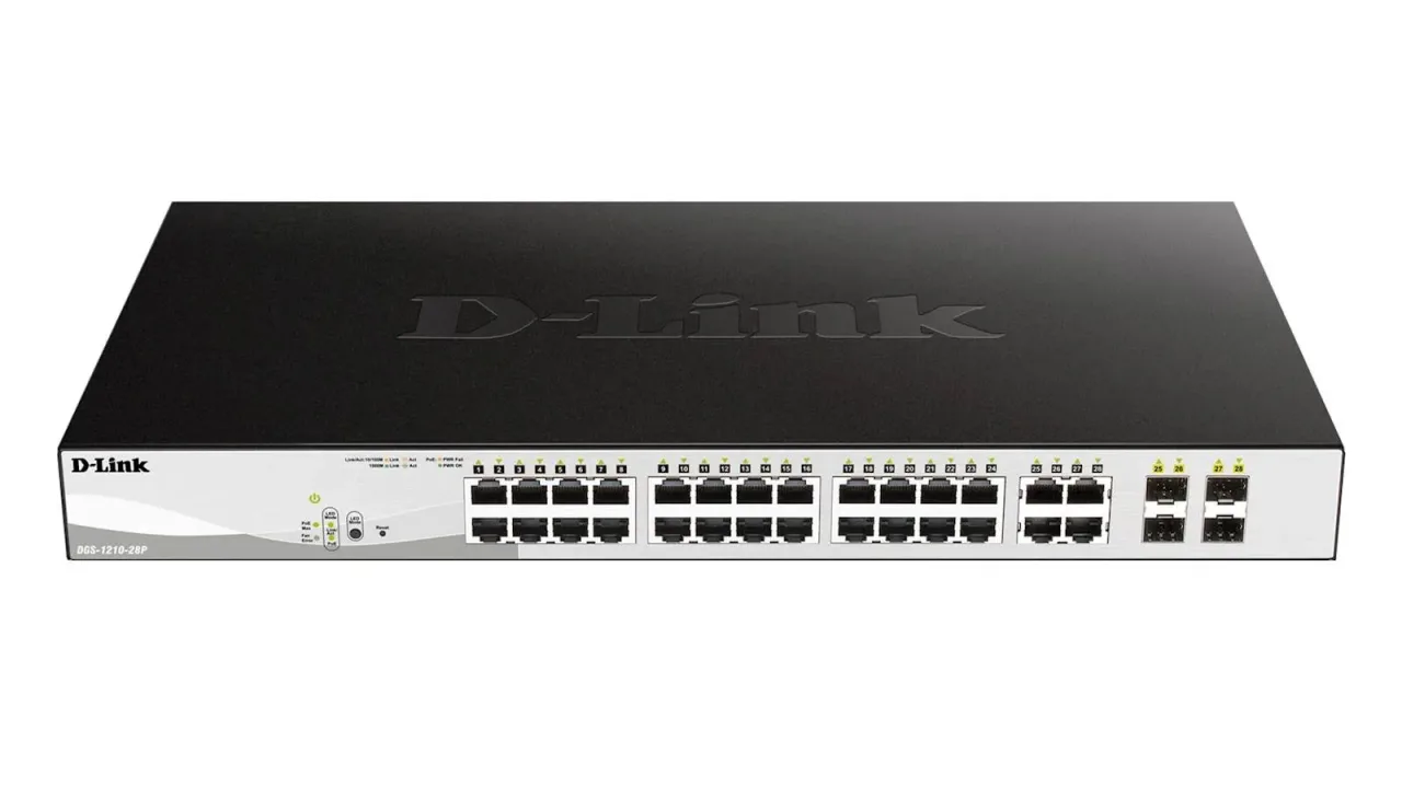 Switch DLINK 28-Port Gb PoE Smart Mnged + SFP