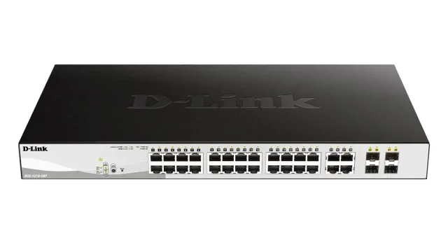 Switch DLINK 28-Port Gb PoE Smart Mnged + SFP