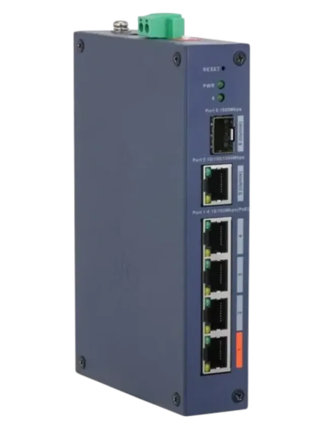 Dahua 6-Port Cloud Managed Hardened Switch with 4-Port PoE CHS4106-4ET-60