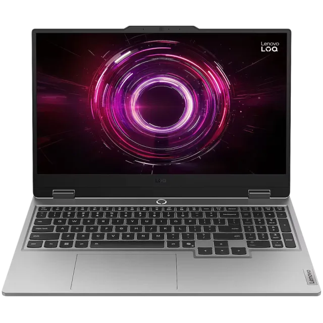 LENOVO LOQ 15AHP10 15.6" FHD IPS, AMD Ryzen 7 250, 16GB DDR5, NVIDIA GeForce RTX 5050 8GB GDDR7, 512GB SSD, 3xUSB-A, USB-C, HDMI, RJ-45, WiFI 6E, BT5.3, BH Kb, 80Wh, No OS, Luna Grey, 2Yr