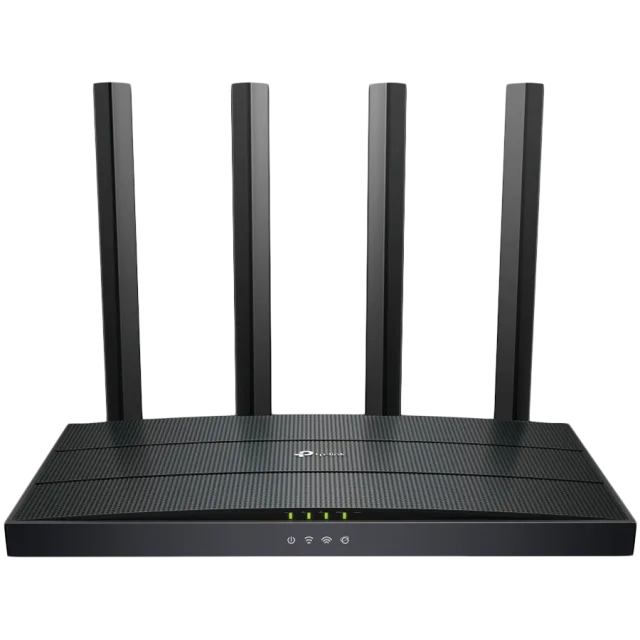 TP-Link Archer AX12 AX1500 Dual-Band Wi-Fi 6 Router, 300 Mbps at 2.4 GHz + 1201Mbps at 5 GHz, 4× Antennas, 1GHz Dual Core CPU, 1× G WAN Port + 3× G LAN Ports, 1024-QAM, OFDMA,Tether App,WPA3,AP Mode,I
