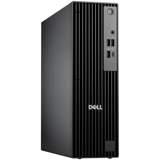 Dell Pro Slim QCS1250, 180W, Intel Core  i3-14100 (4 cores, up to 4.7GHz), 1x8GB 4800MT/s DDR5, 512GB SSD, Integrated Graphics, No Wi-Fi, No BT, Mouse/Kyb, Ubuntu, 3Y PS NBD