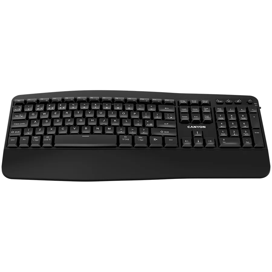 CANYON keyboard HKB-W6 Wireless Black