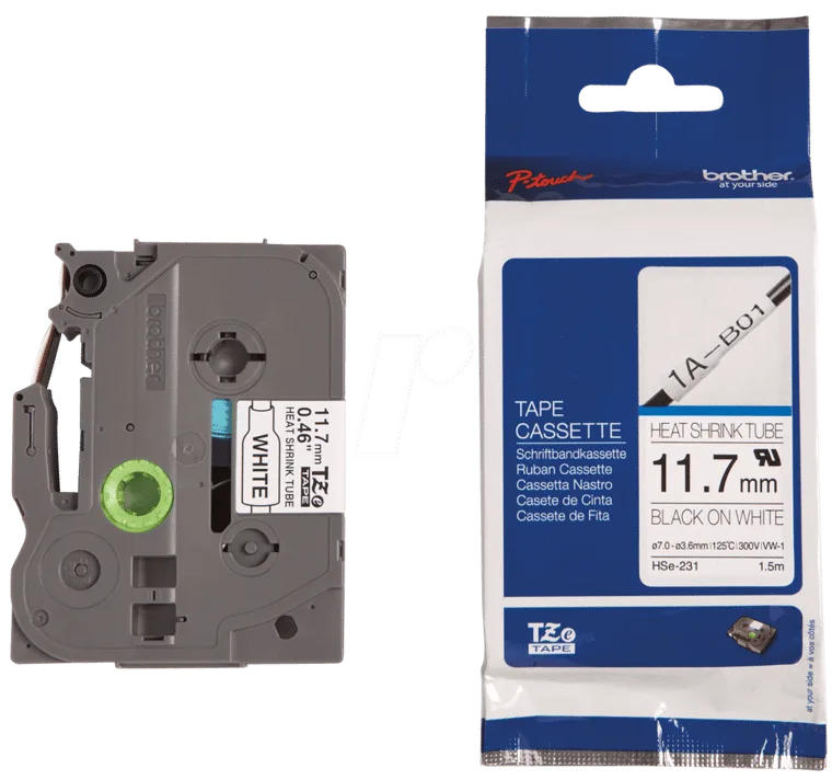 POT PAP BRO TRAKA HSE231 11.7 mm crno na bjelo Tube