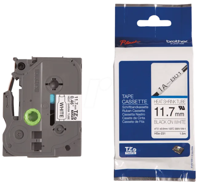 POT PAP BRO TRAKA HSE231 11.7 mm crno na bjelo Tube