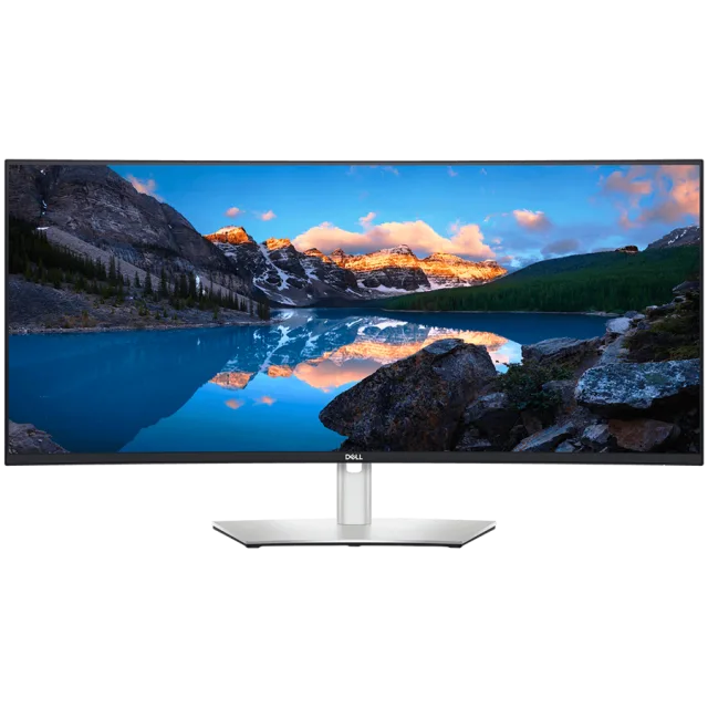 Monitor DELL UltraSharp U3824DW 38" Curved, 3840x1600, WQHD+, IPS Antiglare, 21:9, 2000:1, 300 cd/m2, 8ms/5ms, 178/178, DP, 2xHDMI, 4xUSB-C (1xDP), 5xUSB 3.2, RJ-45, Audio line out, 2x9W Speakers, Til