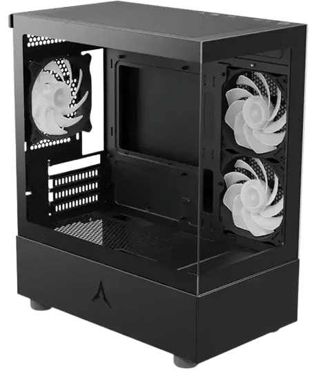 Spire Cubic Gaming Case, 3xRGBTempered Glass, VGA: 350mmTempered Glass, VGA: 350mm