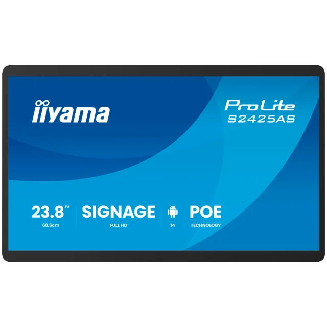 IIYAMA Monitor LED S2425AS-B1P Android Touch