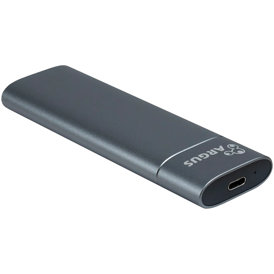 Inter-tech GD-MS013 Kućište za SSD M.2 USB C (kabal uključen, 20cm), 80/60/42/30 mm, Alu