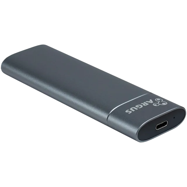 Inter-tech GD-MS013 Kućište za SSD M.2 USB C (kabal uključen, 20cm), 80/60/42/30 mm, Alu