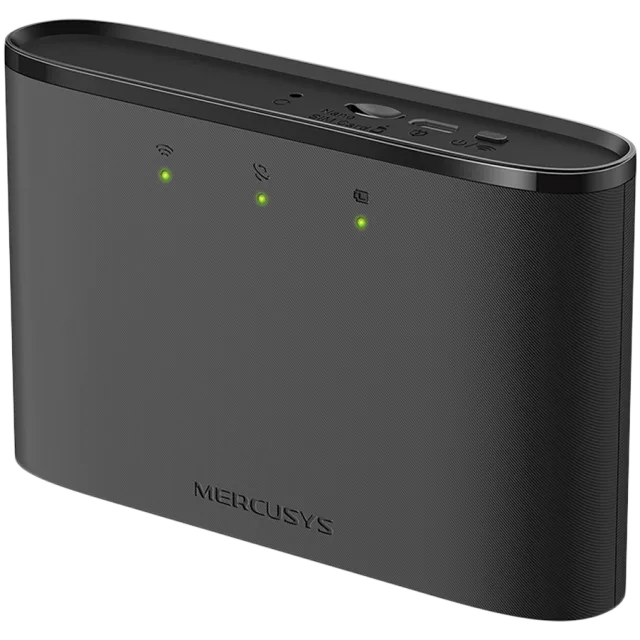 Mercusys MT110 4G LTE Mobile Wi-Fi, 2200 mAh battery, 4G LTE Speeds up to 150 Mbps, 150 Mbps WiFi 2.4 GHz, SIM Card Plug and Play, MERCUSYS App, Connect up to 10 Devices