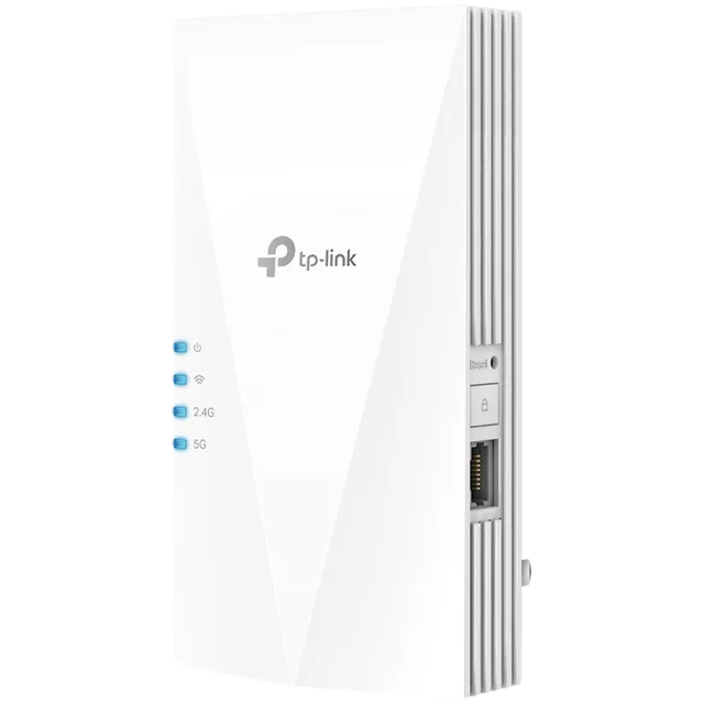 TP-Link RE700X - AX3000 Wi-Fi 6 Range Extender - 2.40 GHz, 5 GHz - Internal - 1 x Network (RJ-45) - Gigabit Ethernet - 12.50 WAX3000 WI-FI 6 RANGE EXTENDER ACCS -