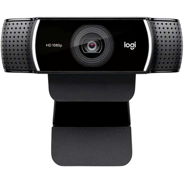 LOGITECH C922 Pro Stream Webcam - Tripod - BLACK - USB