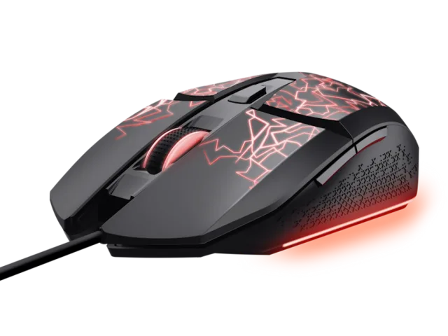 GXT113 FELOX LED GAMING MOUSE, žičani miš, USB-A, 6400 DPI