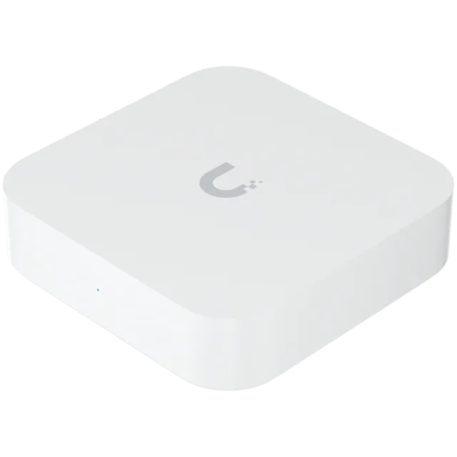 UBIQUITI Gateway Lite; Up to 10x routing performance increase over USG; Managed with a CloudKey, Official UniFi Hosting, or UniFi Network Server; (1) GbE WAN port; (1) GbE LAN port; Compact footprint;
