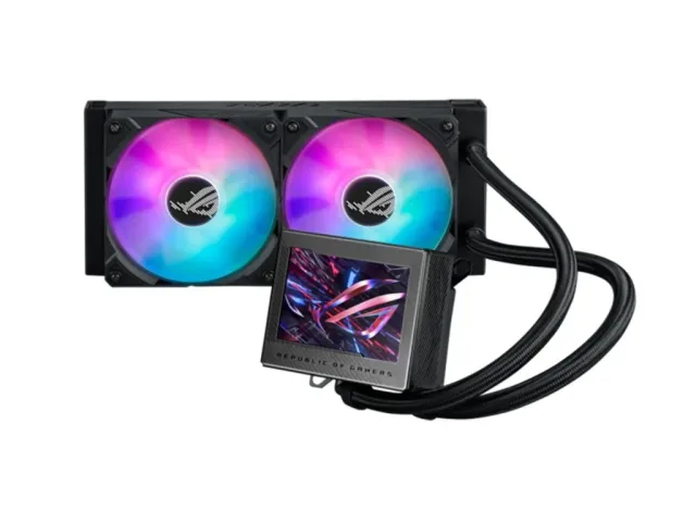 ASUS ROG RYUJIN III 240 ARGB 240mm liquid cooler, 3.5" Full Color LCD