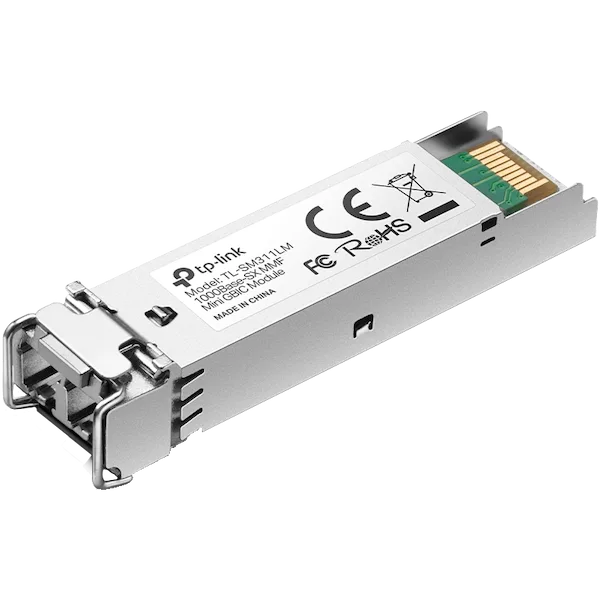 TP-Link SM311LM Omada 1000Base-SX MMF Mini GBIC Module, Multi-mode MiniGBIC module, Supports Digital Diagnostic Monitoring (DDM), Compatible with Small Form Pluggable Multi-Source Agreement (SFP-MSA),