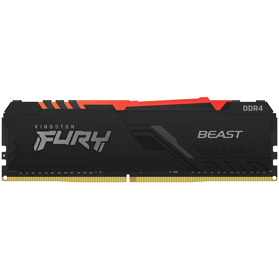 Kingston 16GB 3200MT/s DDR4 CL16 DIMM FURY Beast RGB