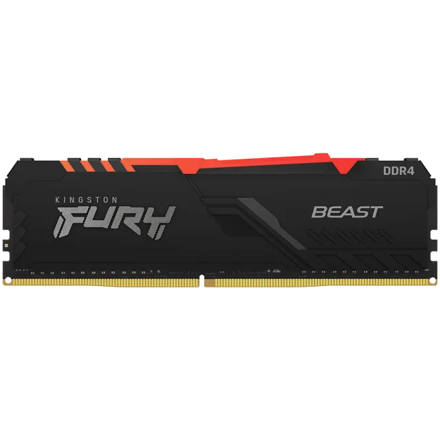 Kingston 16GB 3200MT/s DDR4 CL16 DIMM FURY Beast RGB