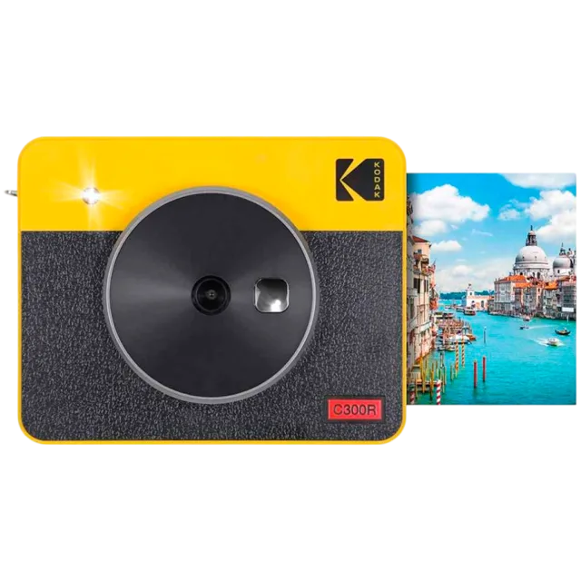 KODAK Mini Shot 3 Retro 4PASS 2-in-1 Instant Digital Camera and Photo Printer