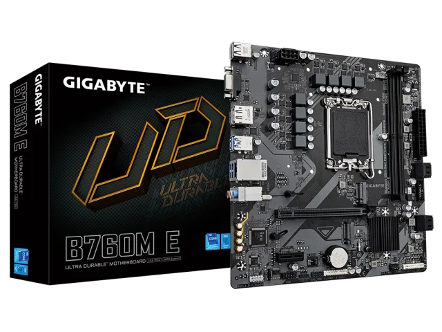 Gigabyte MB B760M ELGA1700; 2xDDR5; 2xM.2, 4xSATA 6xUSB; VGA, HDMI, DP; mATX