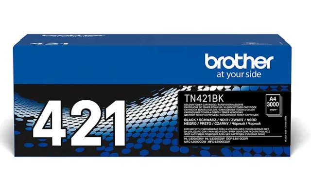 Toner BROTHER TN421BK