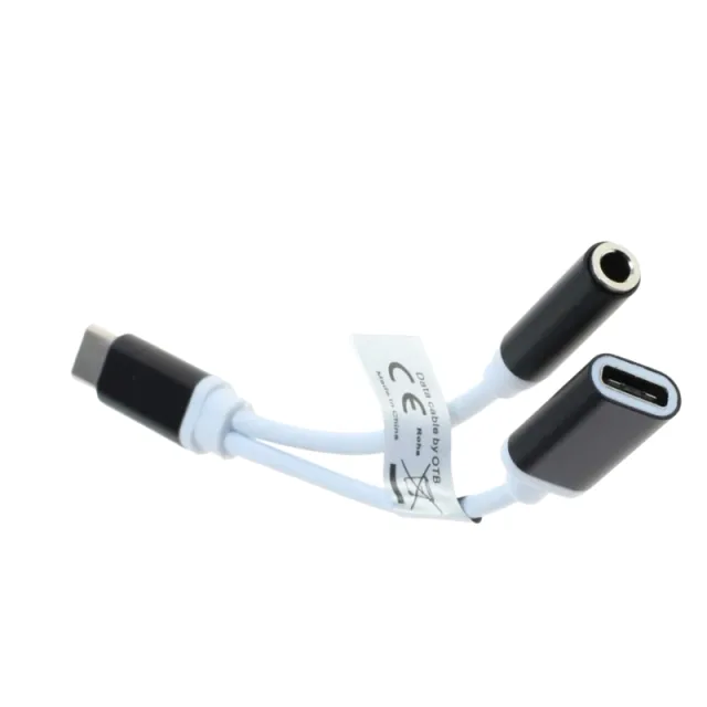 Adapter Type-C na Type-C + 3.5mm jack