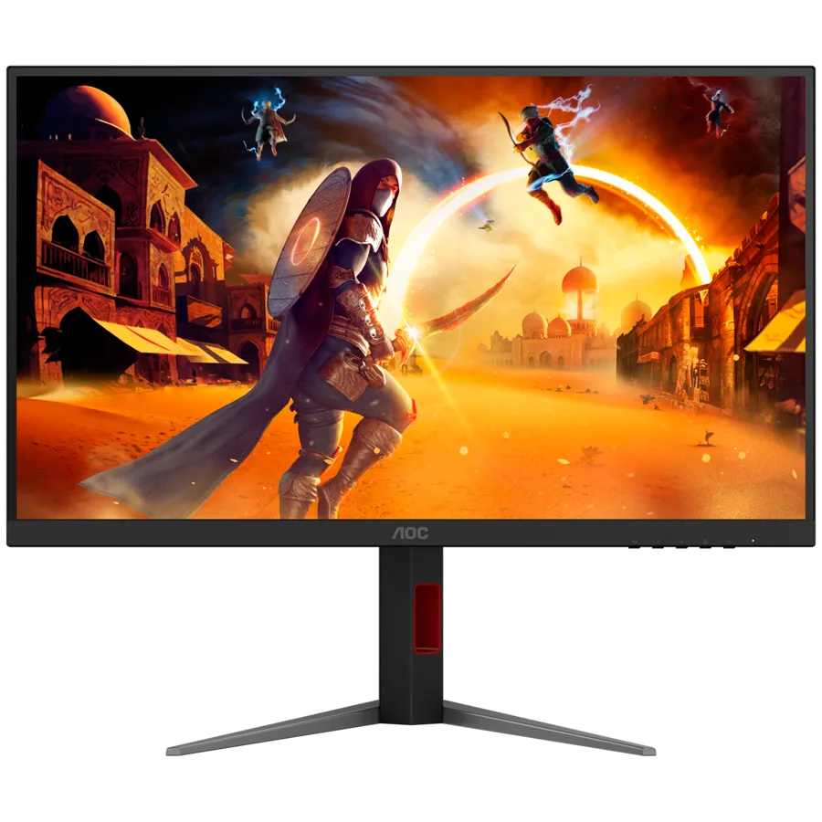 AOC Monitor Gaming U27G4XM 27", 4K UHD (3840x2160), Fast IPS, Mini LED, 160Hz, 1ms (GTG), 1200 cd/m2, 1000:1, Adaptive Sync, G-Sync Compatible, HDR1000, USB hub, 2x HDMI 2.1, 1x DP 1.4, Full Ergo