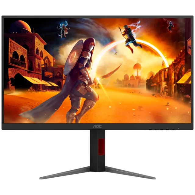 AOC Monitor Gaming U27G4XM 27", 4K UHD (3840x2160), Fast IPS, Mini LED, 160Hz, 1ms (GTG), 1200 cd/m2, 1000:1, Adaptive Sync, G-Sync Compatible, HDR1000, USB hub, 2x HDMI 2.1, 1x DP 1.4, Full Ergo