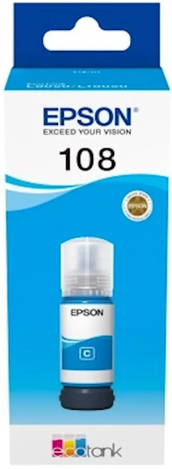 Tinta Epson 108 EcoTank Cyan