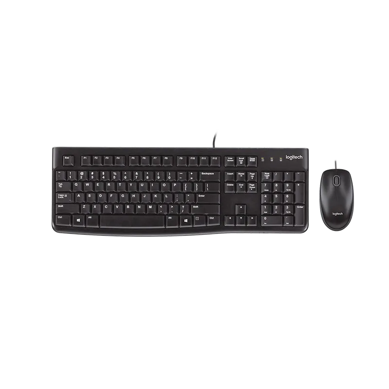 Logitech tastatura i mis MK120 Black