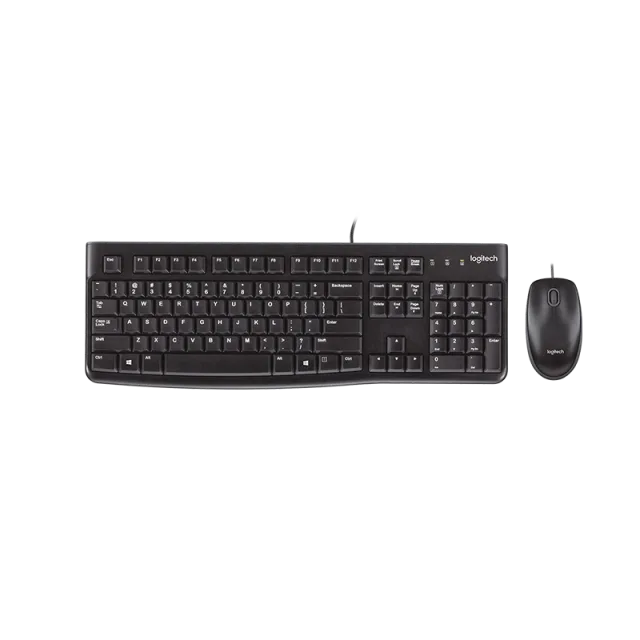 Logitech tastatura i mis MK120 Black