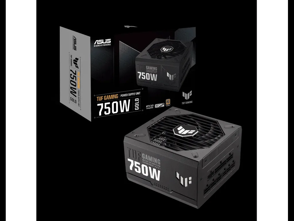 ASUS PSU TUF-GAMING-750G750W 80Plus Gold;Full modular4 x PCI-E 6+2-pin;5 x SATA