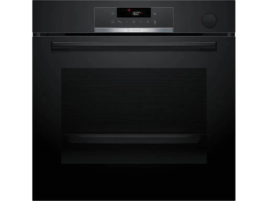 BOSCH pećnica  Serie 4| CRNA, Dodavanje pare,EcoClean,8 programa, A+,AIRFRY