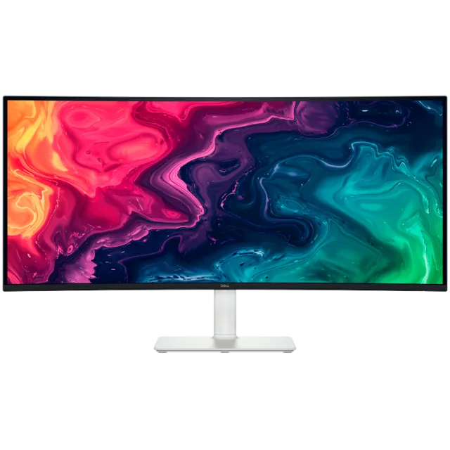 Monitor Dell 34 Plus S3425DW Curved, 3440x1440, WQHD, 120Hz, VA Antiglare, 21:9, 3000:1, 300 cd/m2, 5ms/3ms/1ms, AMD FreeSync Premium, 178/178, 2xHDMI, 2xUSB-C, 2xUSB-A, 2x 5W Speakers, Tilt, Slant, H