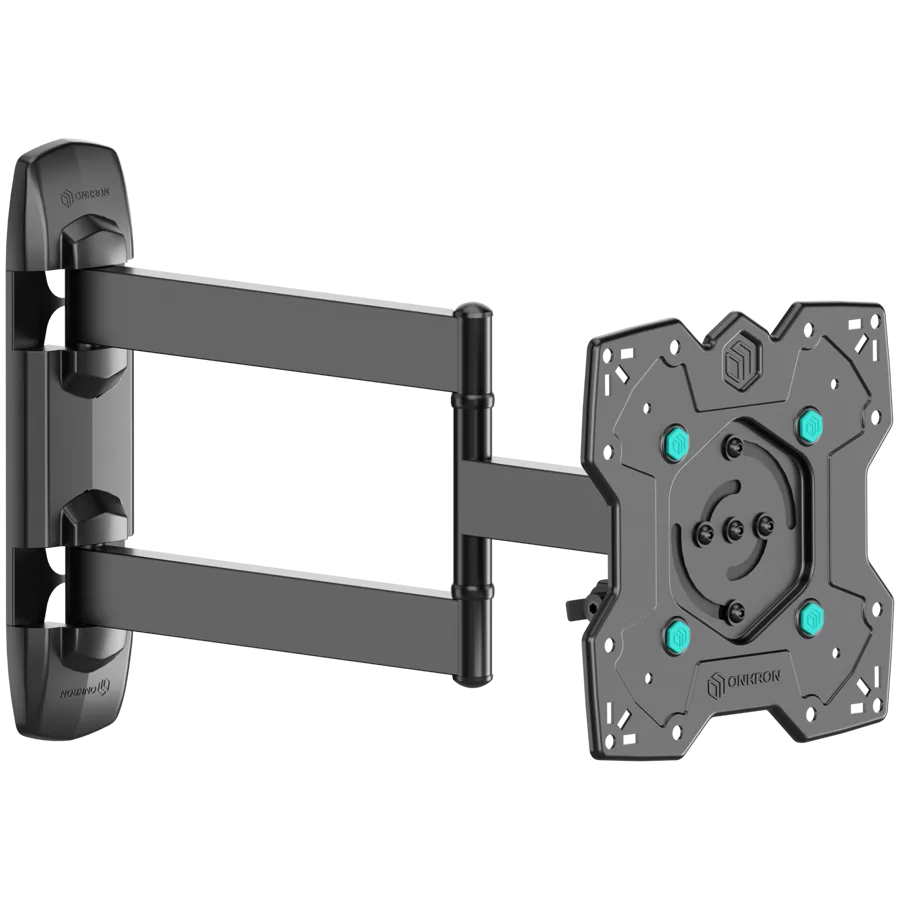 ONKRON Full Motion TV Wall Mount for 17– 43 Inch LCD LED Flat Screens up to 35 kgs, Black